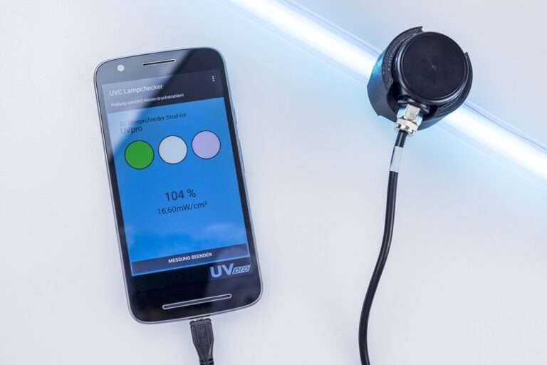 Miernik mocy i efektywności promieniowania UVC UVpro Lampchecker (17)